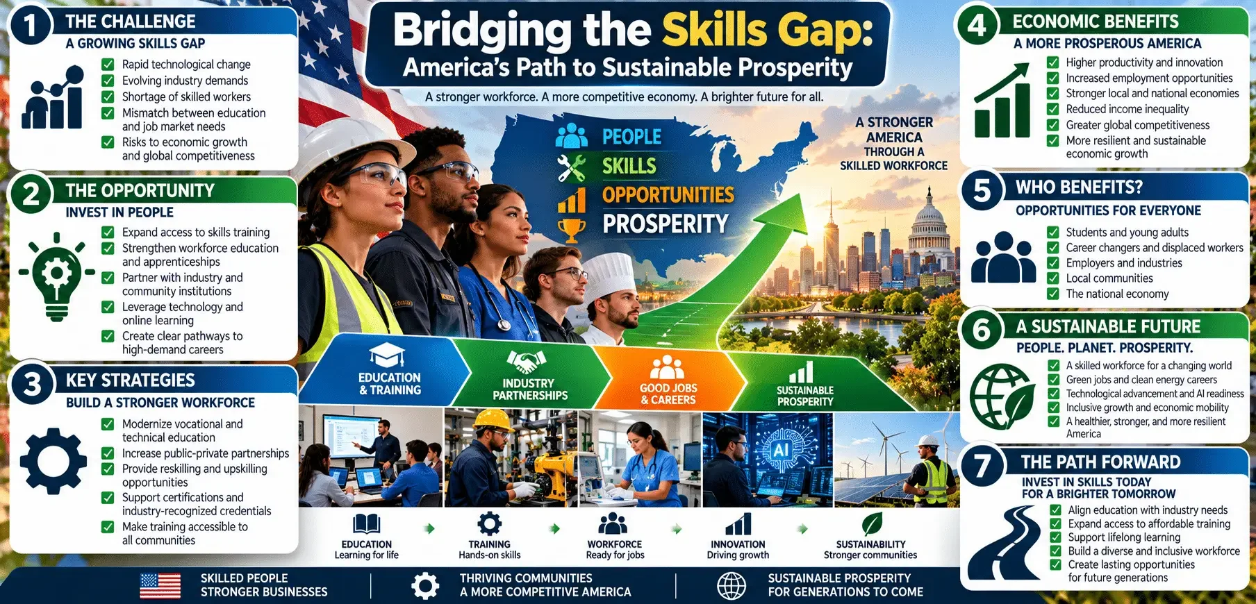 Infographic: Bridging America's skills gap with workers