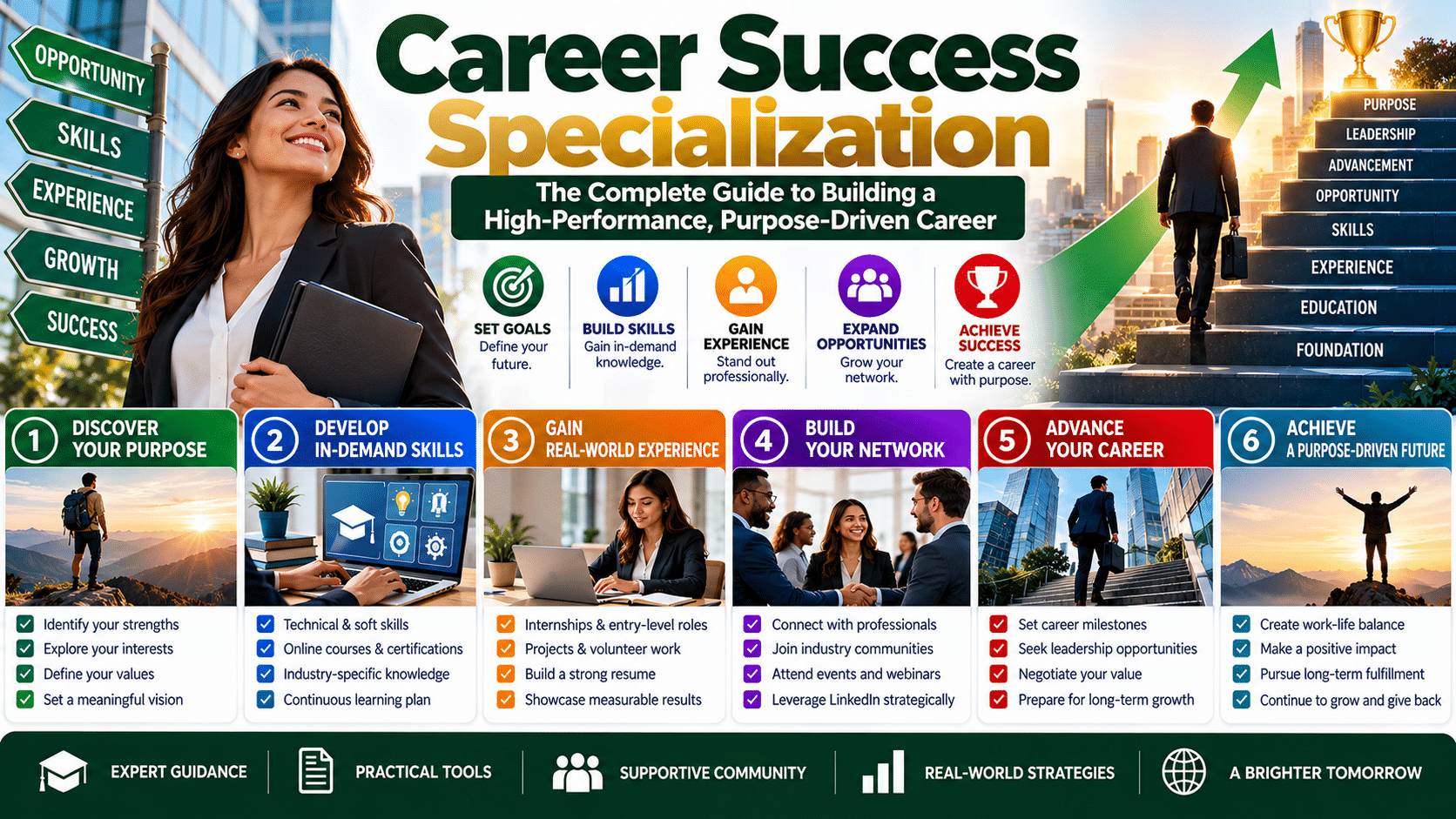 Career Success Specialization guide infographic