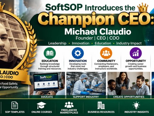 Promotional banner with crowned portrait and icons