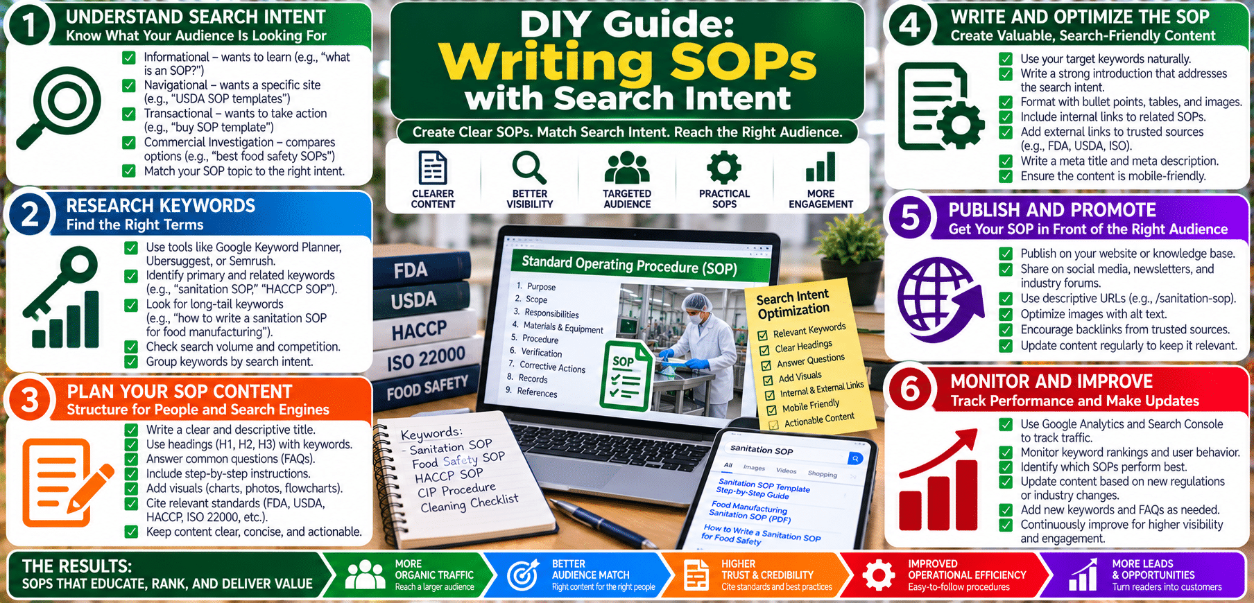 Infographic: DIY guide to writing SOPs