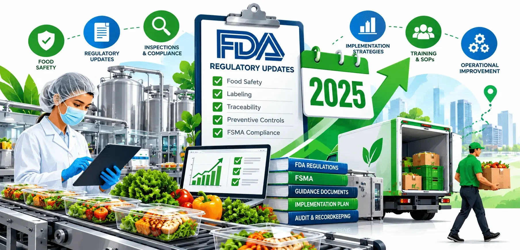 FDA 2025 food safety compliance production line