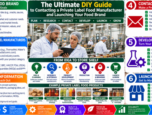 DIY guide to launching private label food brand